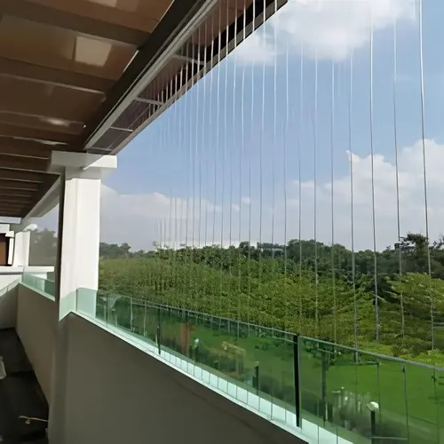 Pinnacle Netting Stainless Steel Balcony Invisible Grills in Jubilee Hills, Narsingi and Throughout Hyderabad